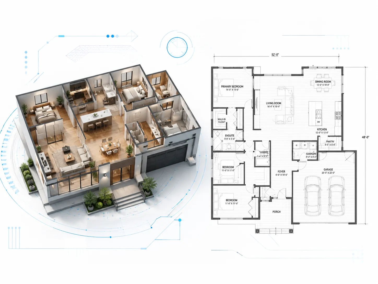 Creador gratuito de planos 2D con IA