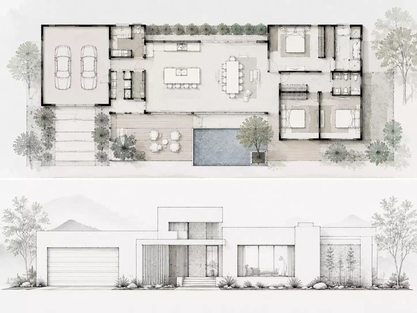 Minimalist House Elevation