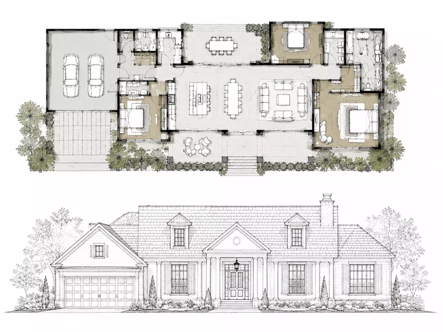 Traditional House Elevation