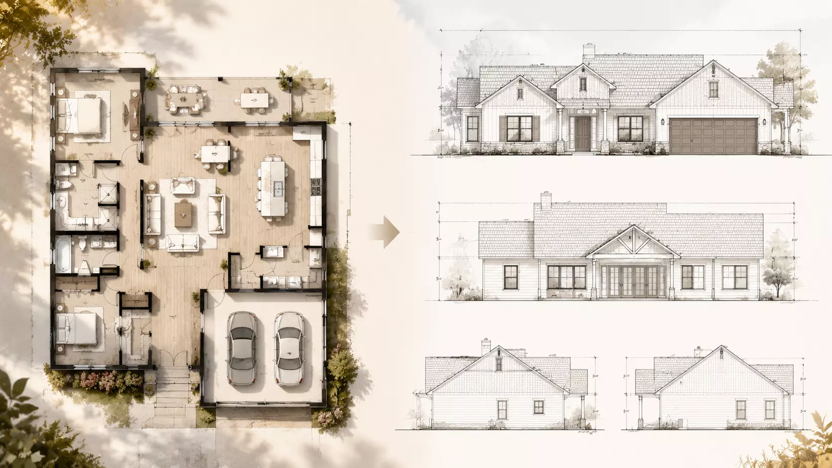 Floor Plan to Elevation AI