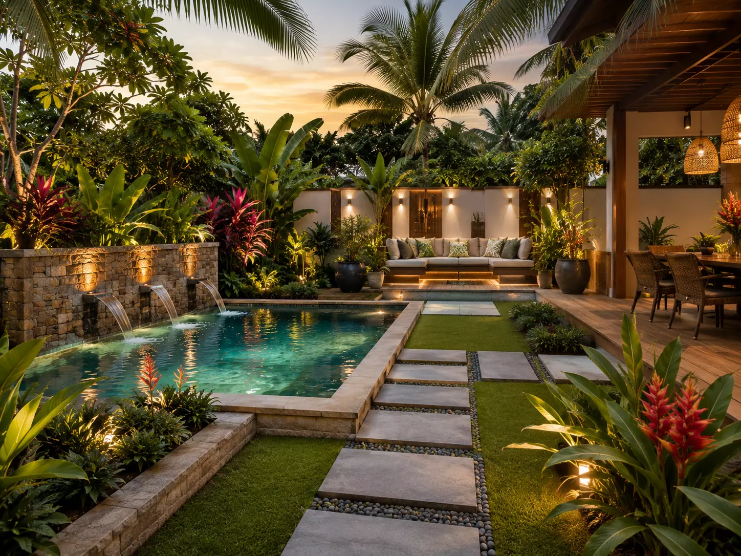 Design paesaggistico tropicale