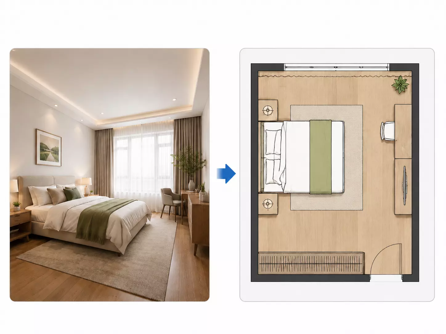 Room Photo to Floor Plan