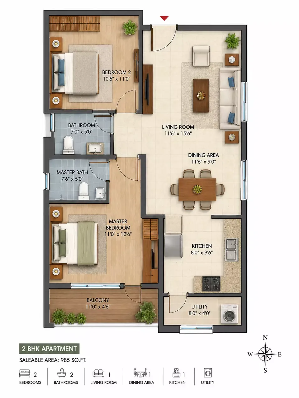 Plan de maison moderne