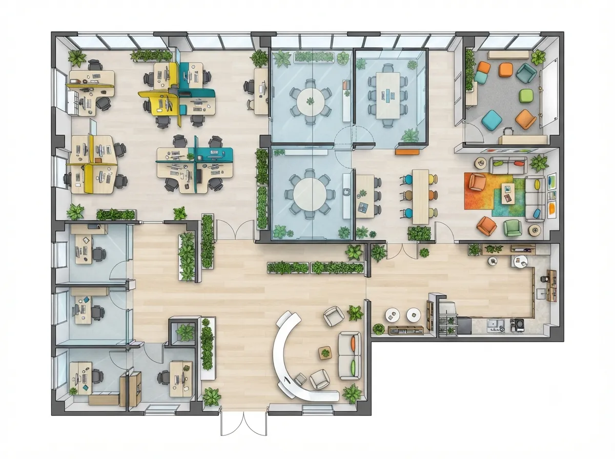 Coworking Space Layout