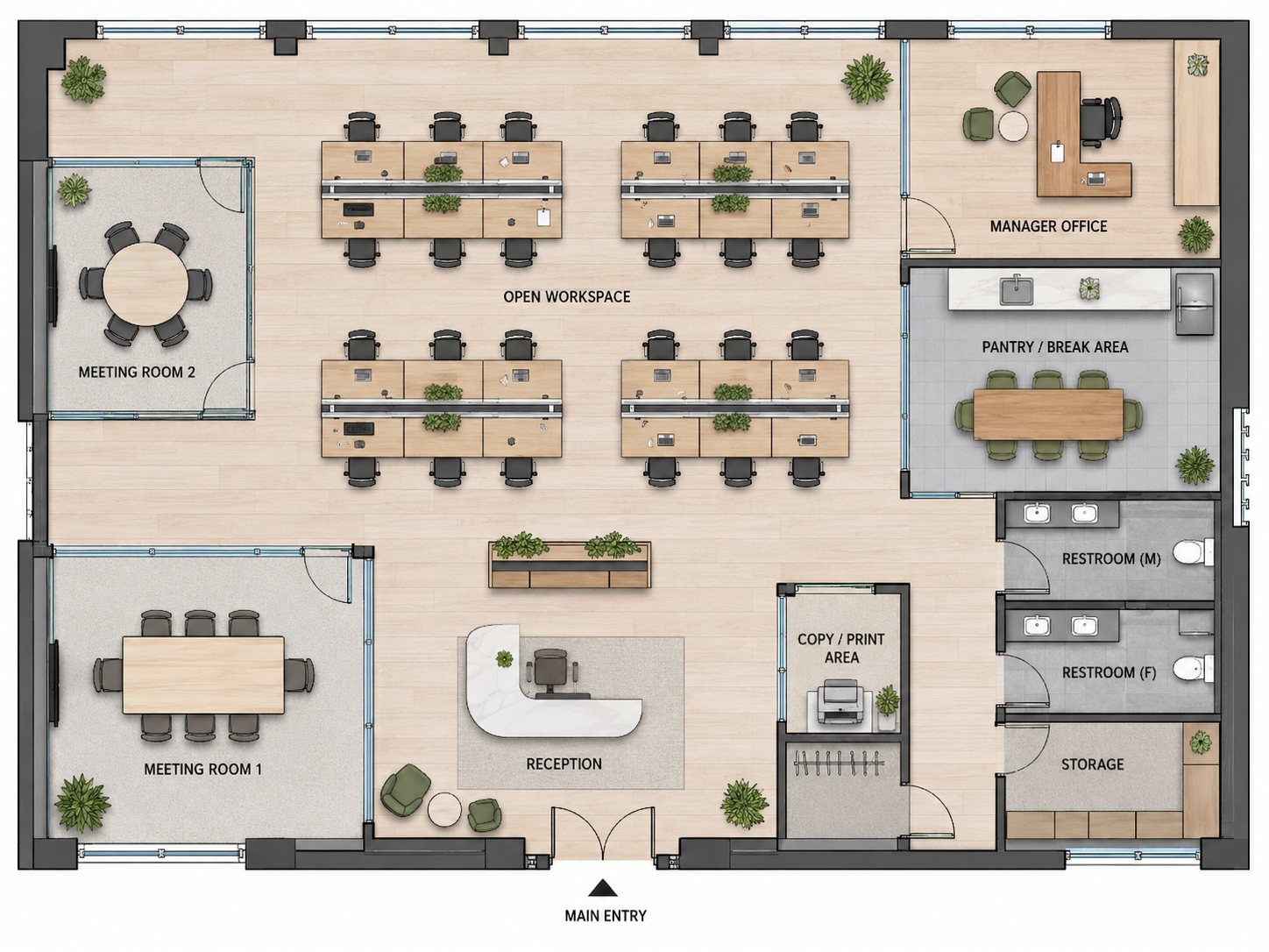Executive Suite Layout