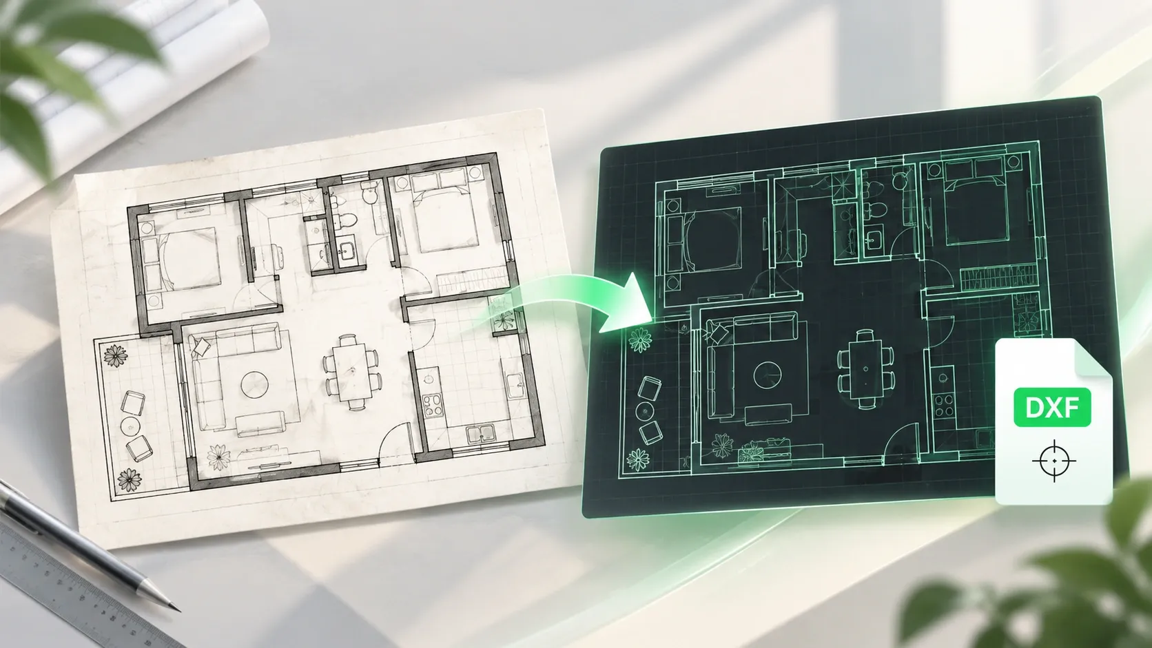 Convertitore da planimetria a DXF